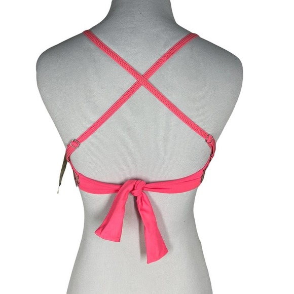 Maaji reversible Bikini Top chimeric wayfarer 2014 ruffle NWT Size Small - Picture 3 of 11